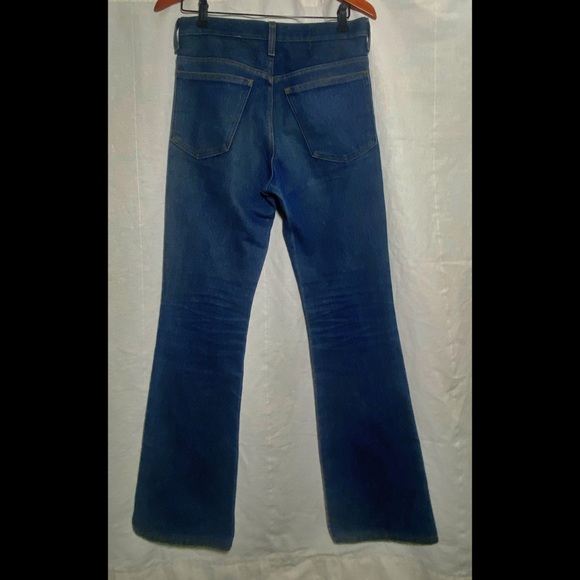 Vintage Plain Pockets High-waisted Jeans, Hand Studded & Patched - Picture 2 of 5